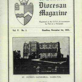 Waikato Diocesan Magazine November 1931