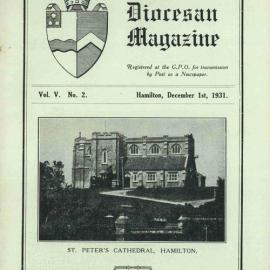 Waikato Diocesan Magazine December 1931