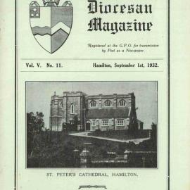 Waikato Diocesan Magazine September 1932