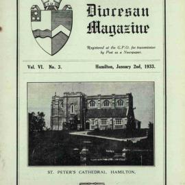 Waikato Diocesan Magazine January 1933