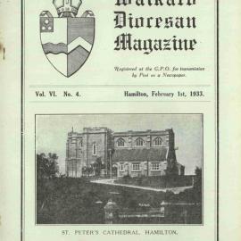 Waikato Diocesan Magazine February 1933