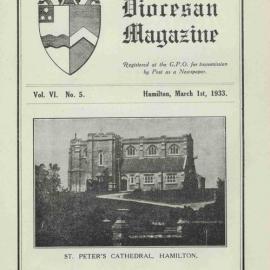 Waikato Diocesan Magazine March 1933
