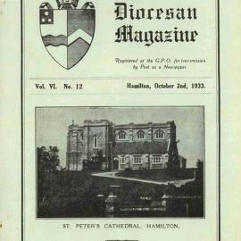 Waikato Diocesan Magazine October 1933