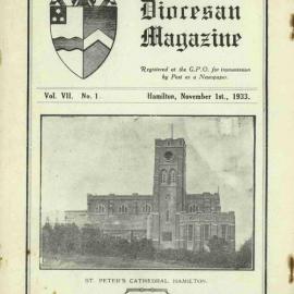 Waikato Diocesan Magazine November 1933