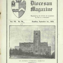 Waikato Diocesan Magazine September 1934