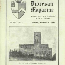 Waikato Diocesan Magazine November 1934