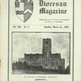 Waikato Diocesan Magazine March 1935