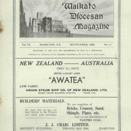 Waikato Diocesan Magazine September 1936