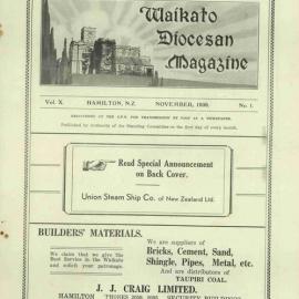 Waikato Diocesan Magazine November 1936