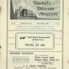 Waikato Diocesan Magazine December 1936