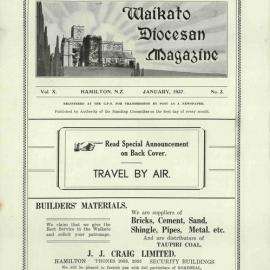 Waikato Diocesan Magazine January 1937