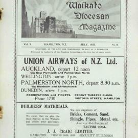 Waikato Diocesan Magazine July 1937