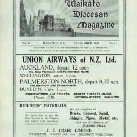 Waikato Diocesan Magazine September 1937