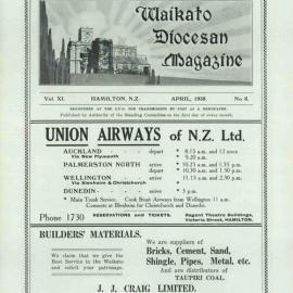 Waikato Diocesan Magazine April 1938