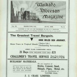 Waikato Diocesan Magazine June 1938