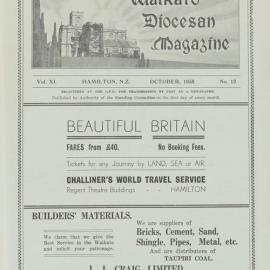 Waikato Diocesan Magazine 1938