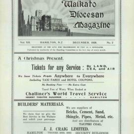Waikato Diocesan Magazine December 1938