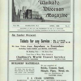 Waikato Diocesan Magazine April 1939