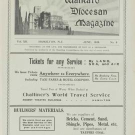 Waikato Diocesan Magazine June 1939
