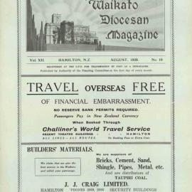 Waikato Diocesan Magazine July 1939
