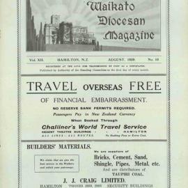 Waikato Diocesan Magazine August 1939