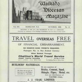 Waikato Diocesan Magazine October 1939