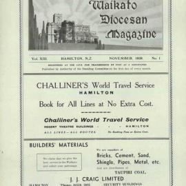 Waikato Diocesan Magazine November 1939