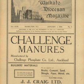 Waikato Diocesan Magazine January 1944