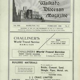 Waikato Diocesan Magazine February 1940