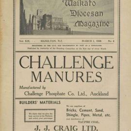 Waikato Diocesan Magazine March 1946