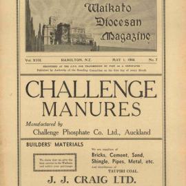 Waikato Diocesan Magazine May 1944