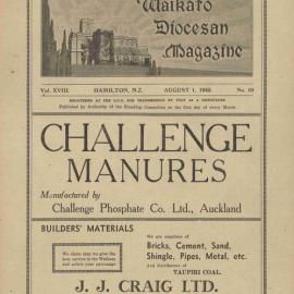Waikato Diocesan Magazine August 1945