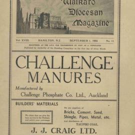 Waikato Diocesan Magazine September 1945