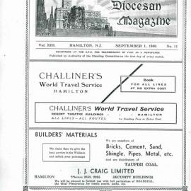 Waikato Diocesan Magazine September 1940