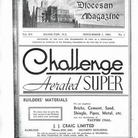 Waikato Diocesan Magazine November 1941