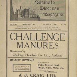 Waikato Diocesan Magazine October 1945