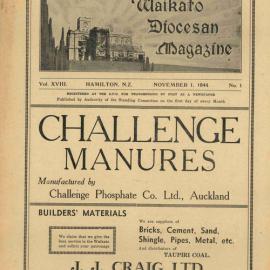 Waikato Diocesan Magazine November 1944