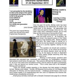 LinkWell Synod News September 2013