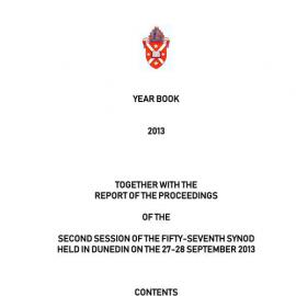 Diocese of Dunedin Yearbook 2013