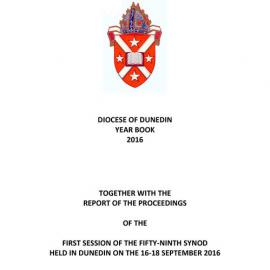 Diocese of Dunedin Yearbook 2016