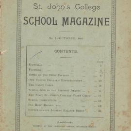 St John's Collegiate School Magazine October 1894