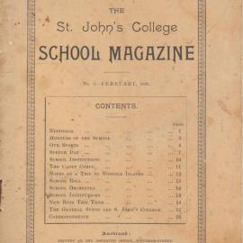 St John's Collegiate School Magazine February 1895