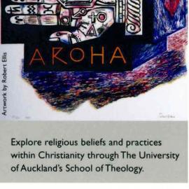 University of Auckland School of Theology Bookmark