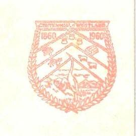 Greymouth Centennial Leather Bookmark