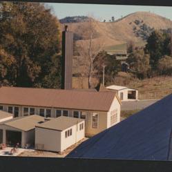 Te Aute College. Wide view of buildings