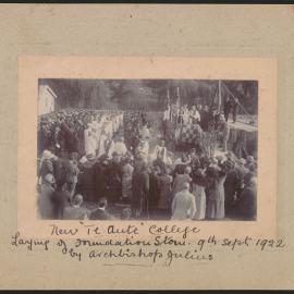 Te Aute College laying foundation stone Julius Wing (55a)