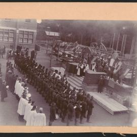 Te Aute College laying foundation stone of the Main Block (58a)