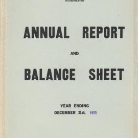 Te Aute Trust Board Annual Report 1971