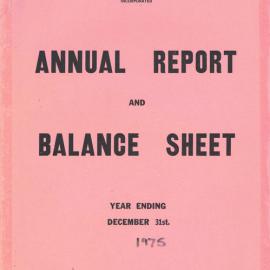 Te Aute Trust Board Annual Report 1975
