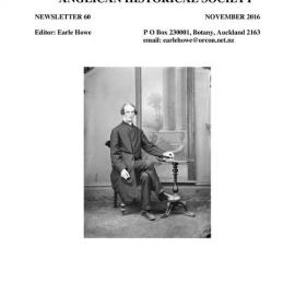 Anglican Historical Society November 2016